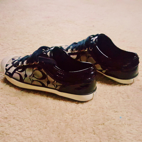 Coach Signature C with Black Sequin trim - Picture 5 of 8